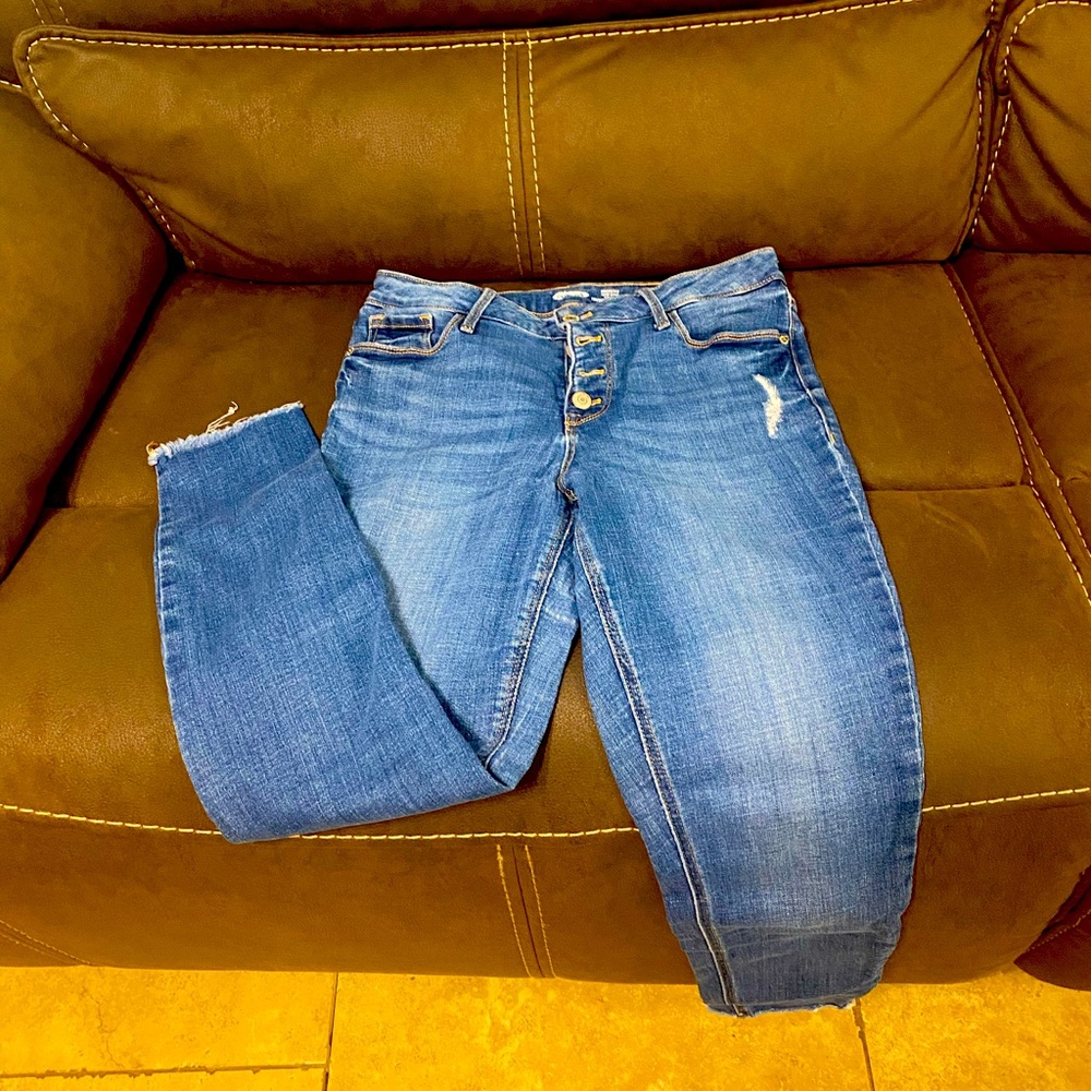 Old Navy rockstar super skinny high-rise jeans, size 8